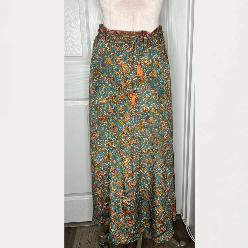 Karma Highway Floral Multicolor Skirt Sz OS